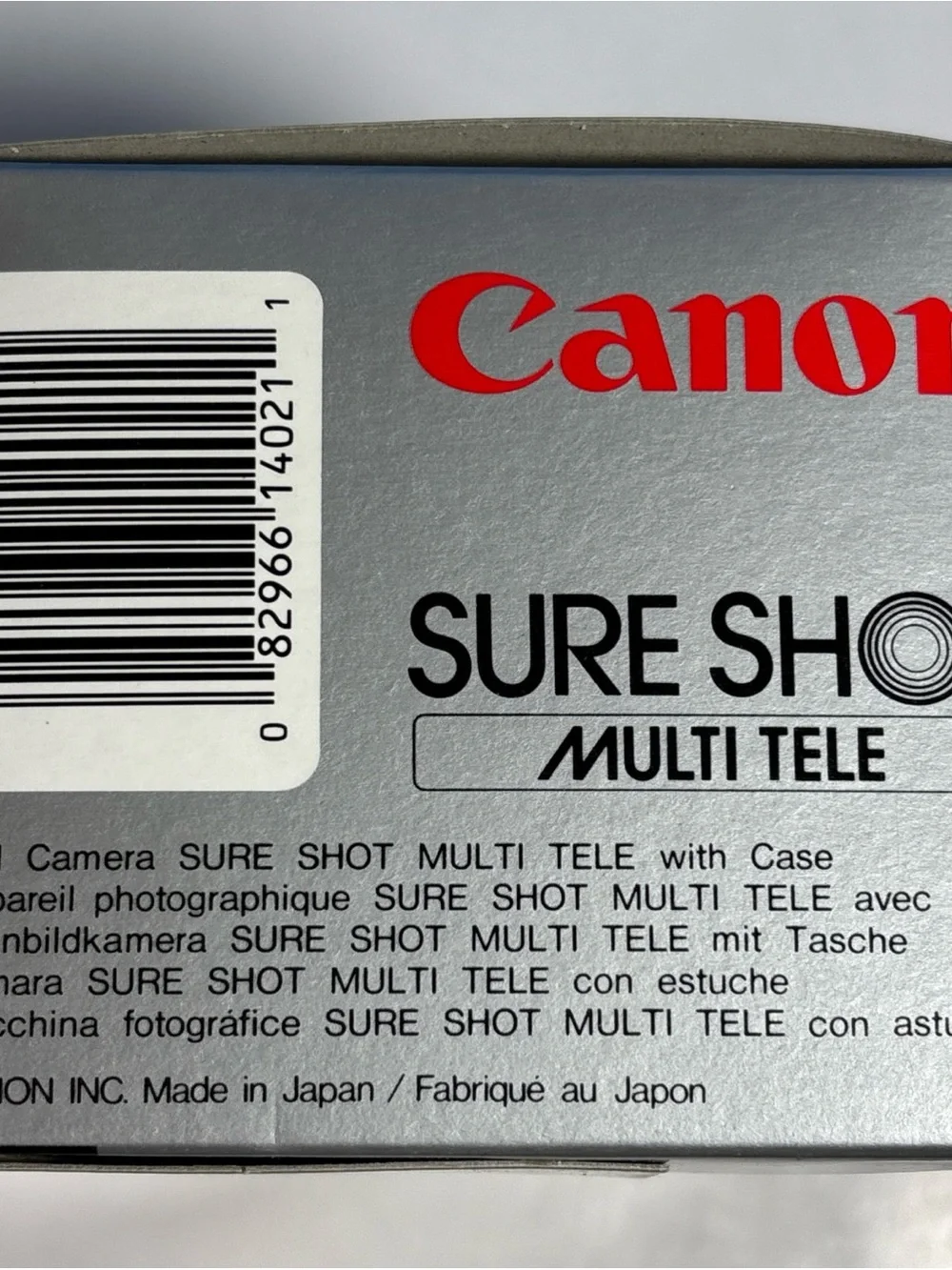 Canon SURE SHOT MULTI TELE Point & Shoot 35mm Film Camera Excellent, No Battery